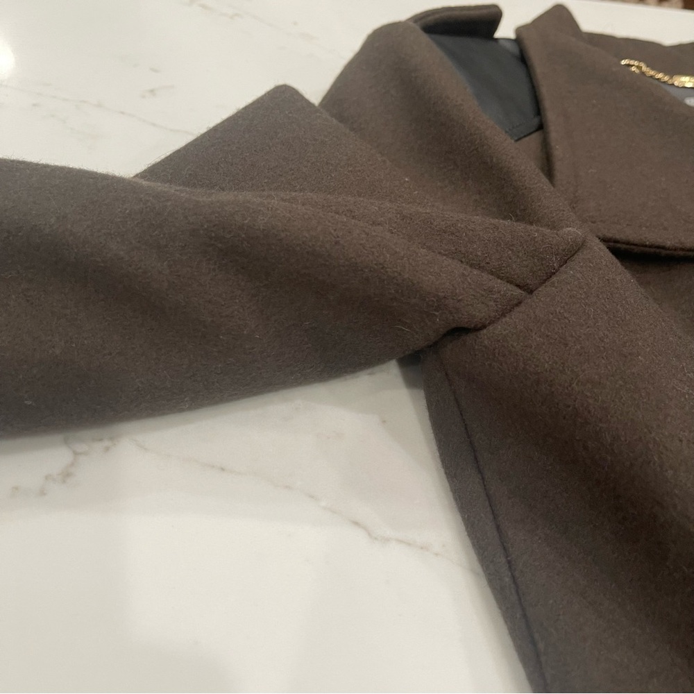 Vince Camuto double breasted dark green pea coat - Picture 11 of 16